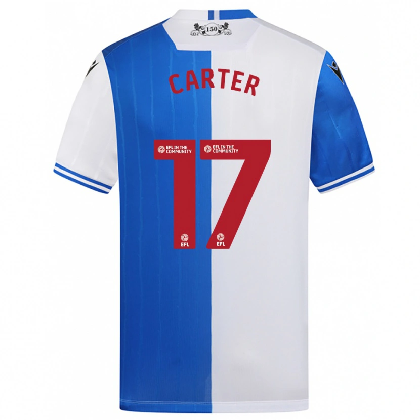 Danxen Pánské Hayden Carter #17 Modrá Bílá Domů Hráčské Dresy 2025/26 Dres