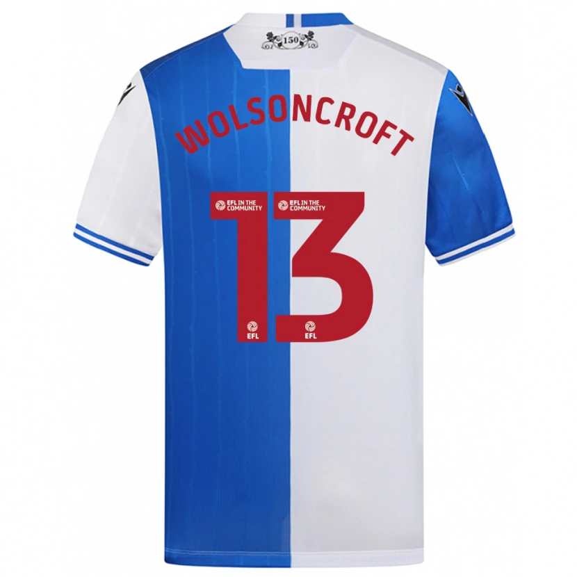Danxen Pánské Blake Wolsoncroft #13 Modrá Bílá Domů Hráčské Dresy 2025/26 Dres