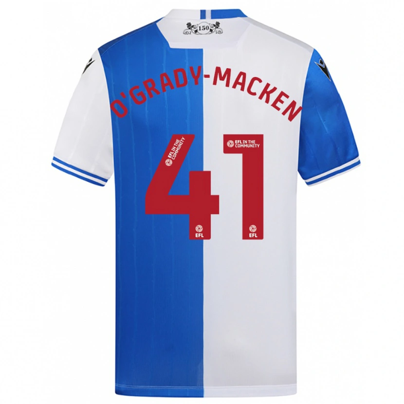 Danxen Pánské Harley O'grady-Macken #41 Modrá Bílá Domů Hráčské Dresy 2025/26 Dres