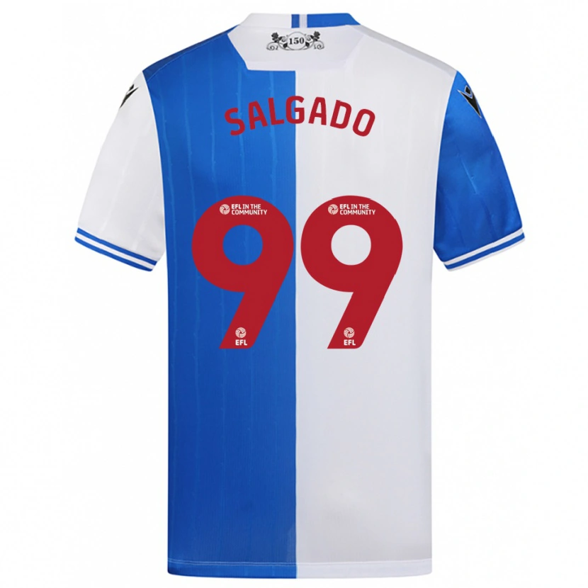 Danxen Pánské Shanell Salgado #99 Modrá Bílá Domů Hráčské Dresy 2025/26 Dres