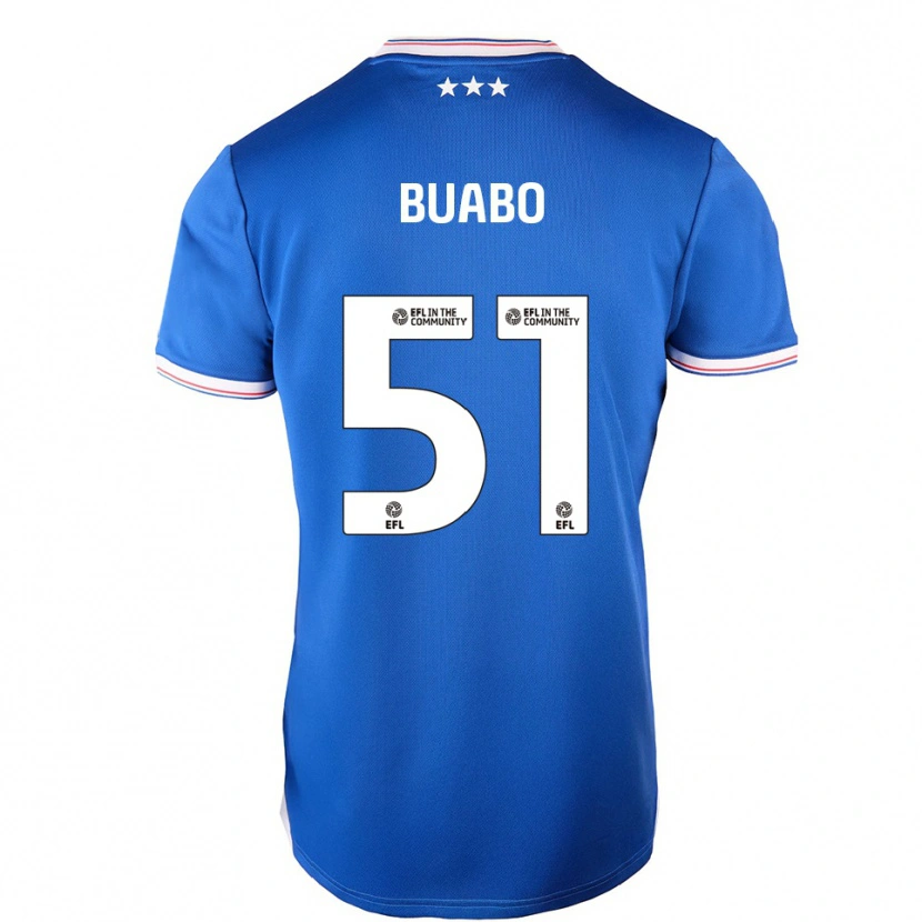 Danxen Pánské Gerrard Buabo #51 Modrá Bílá Domů Hráčské Dresy 2025/26 Dres