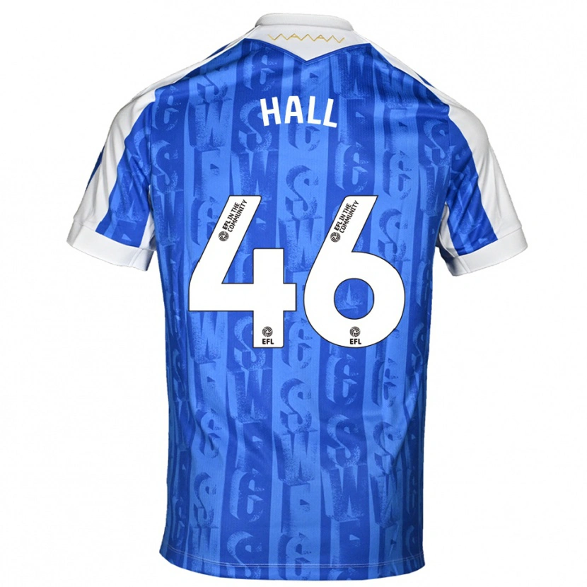 Danxen Pánské Jack Hall #46 Modrá Bílá Domů Hráčské Dresy 2025/26 Dres