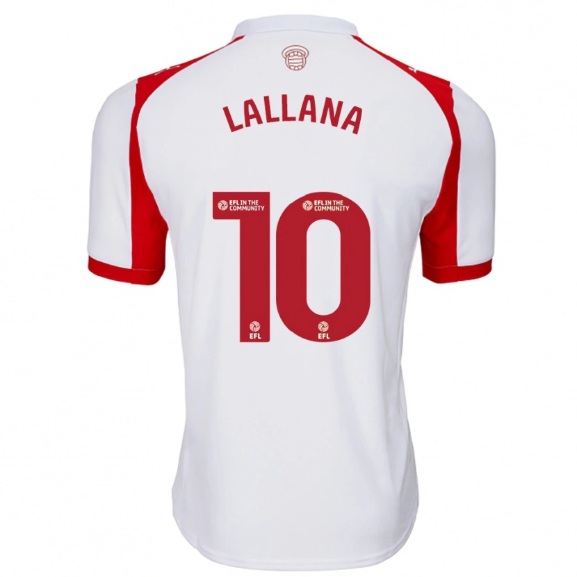 Danxen Pánské Adam Lallana #10 Bílá Červená Domů Hráčské Dresy 2025/26 Dres