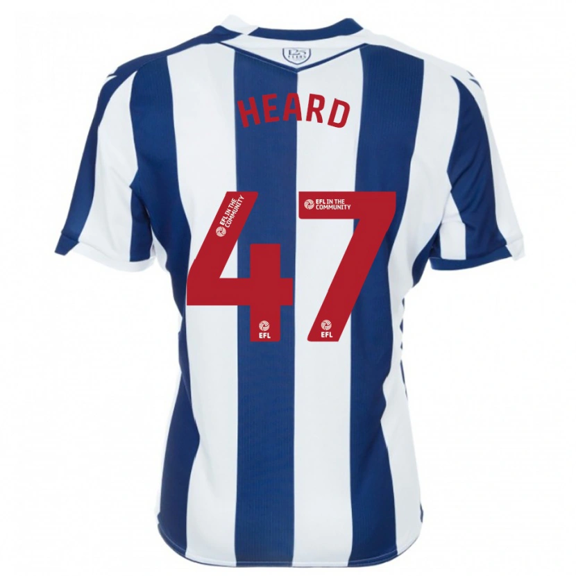 Danxen Pánské Fenton Heard #47 Tmavě Modrá Bílá Domů Hráčské Dresy 2025/26 Dres