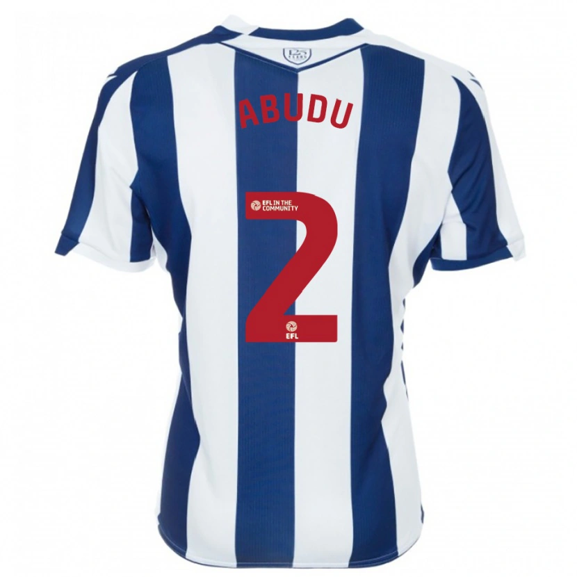 Danxen Pánské Abdul Abudu #2 Tmavě Modrá Bílá Domů Hráčské Dresy 2025/26 Dres