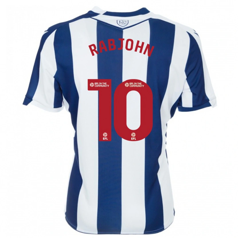 Danxen Pánské Olivia Rabjohn #10 Tmavě Modrá Bílá Domů Hráčské Dresy 2025/26 Dres