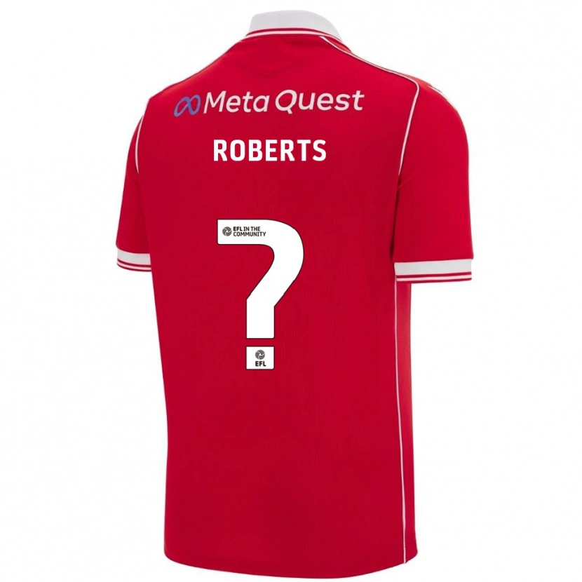 Danxen Pánské Hari Roberts #0 Červená Bílá Domů Hráčské Dresy 2025/26 Dres