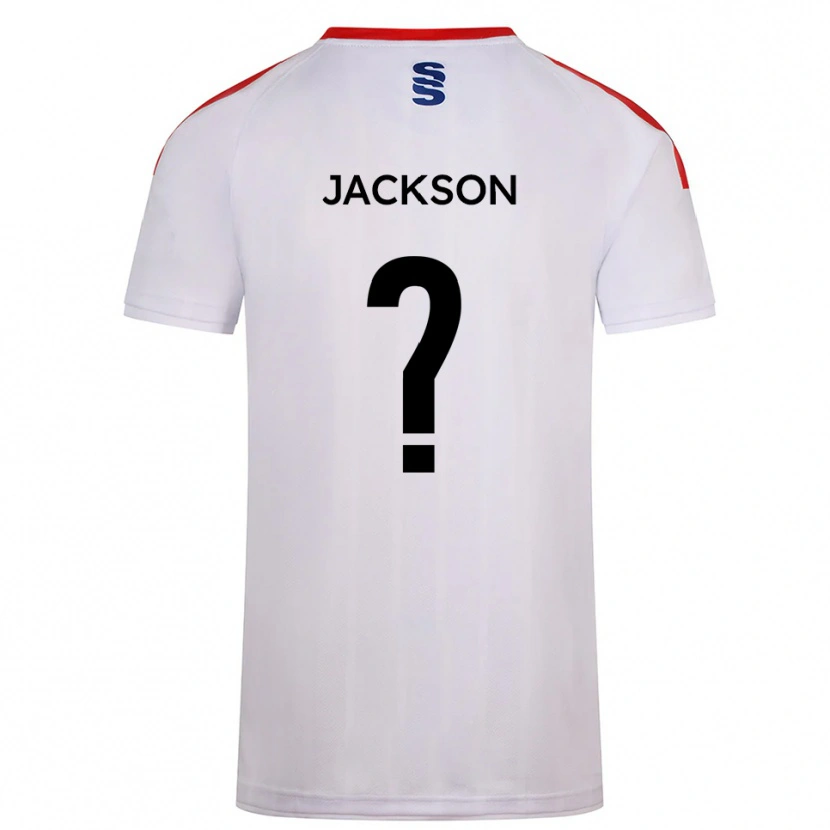 Danxen Pánské Ben Jackson #0 Bílá Tmavě Modrá Domů Hráčské Dresy 2025/26 Dres