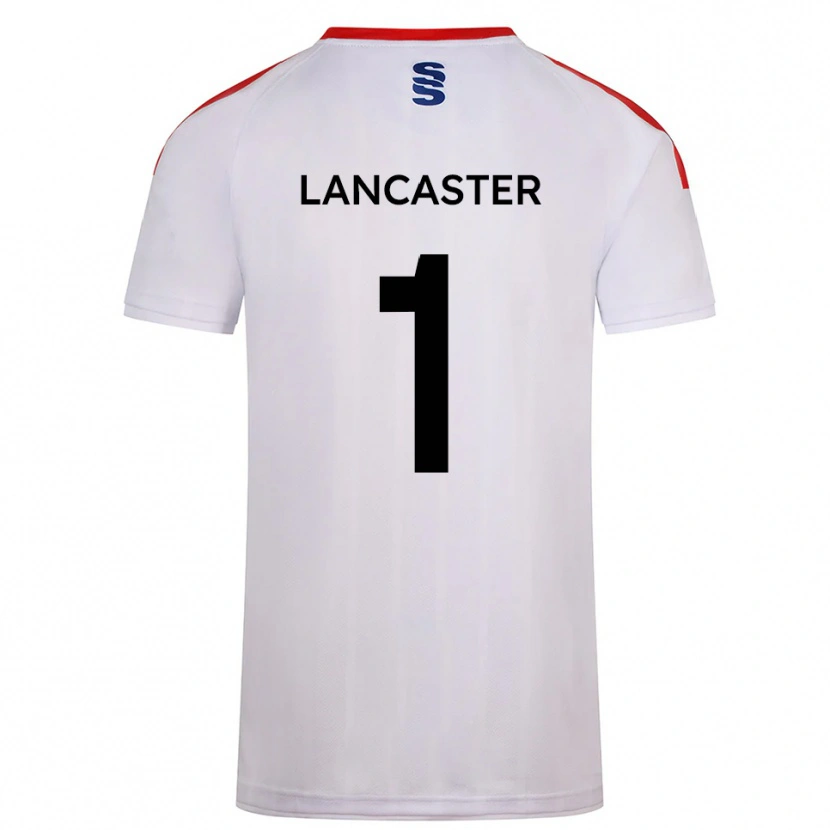 Danxen Pánské Aaron Lancaster #1 Bílá Tmavě Modrá Domů Hráčské Dresy 2025/26 Dres