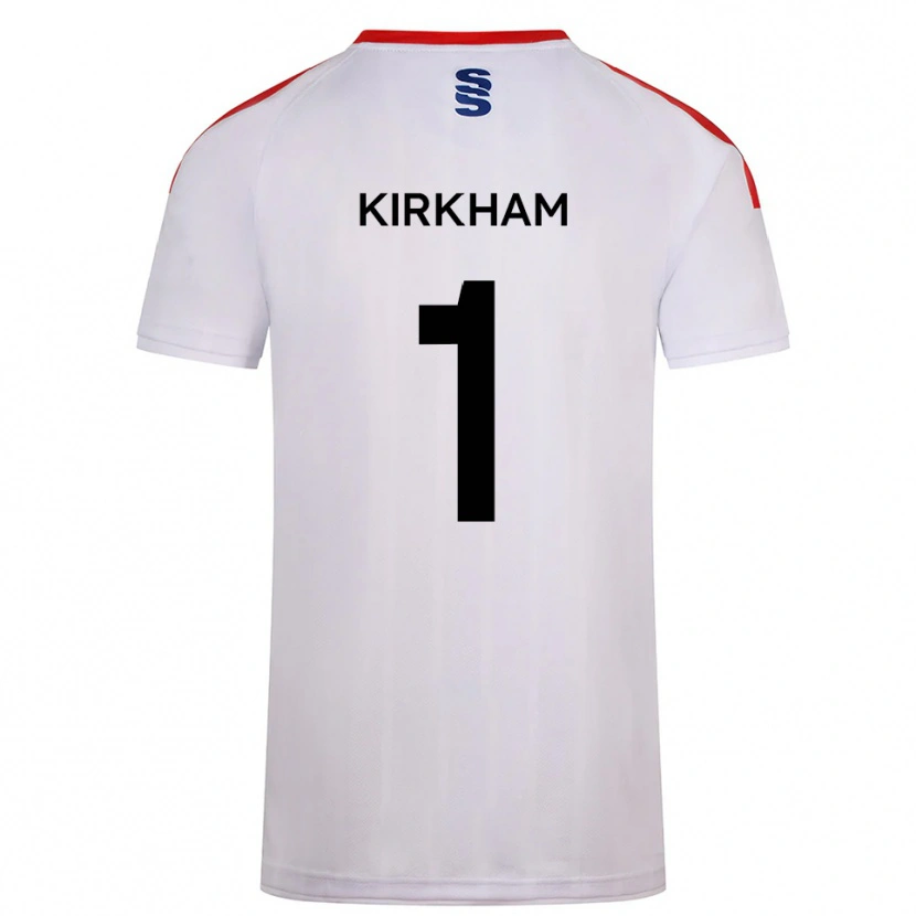 Danxen Pánské Skye Kirkham #1 Bílá Tmavě Modrá Domů Hráčské Dresy 2025/26 Dres