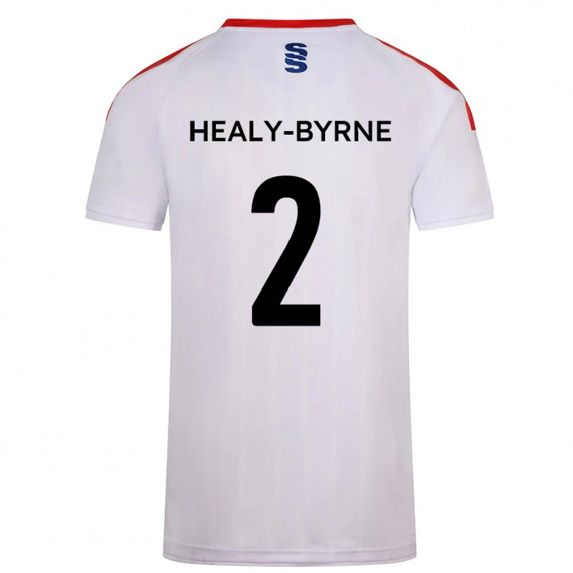 Danxen Pánské Alex Healy-Byrne #2 Bílá Tmavě Modrá Domů Hráčské Dresy 2025/26 Dres
