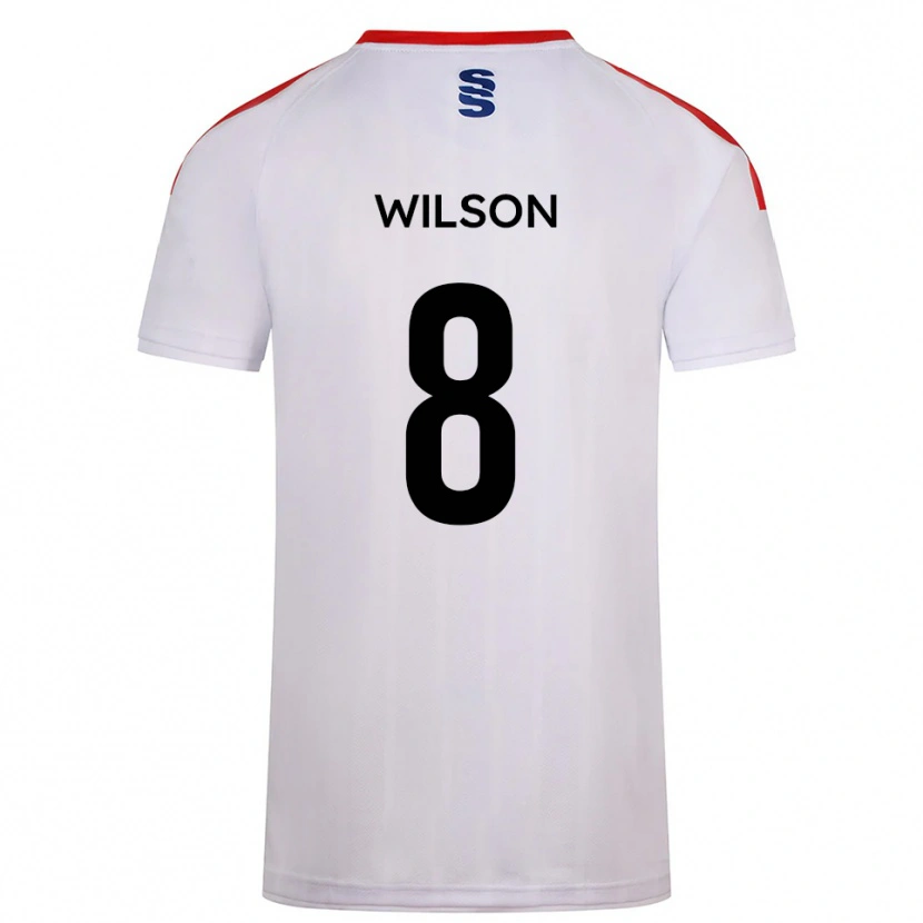 Danxen Pánské George Wilson #8 Bílá Tmavě Modrá Domů Hráčské Dresy 2025/26 Dres