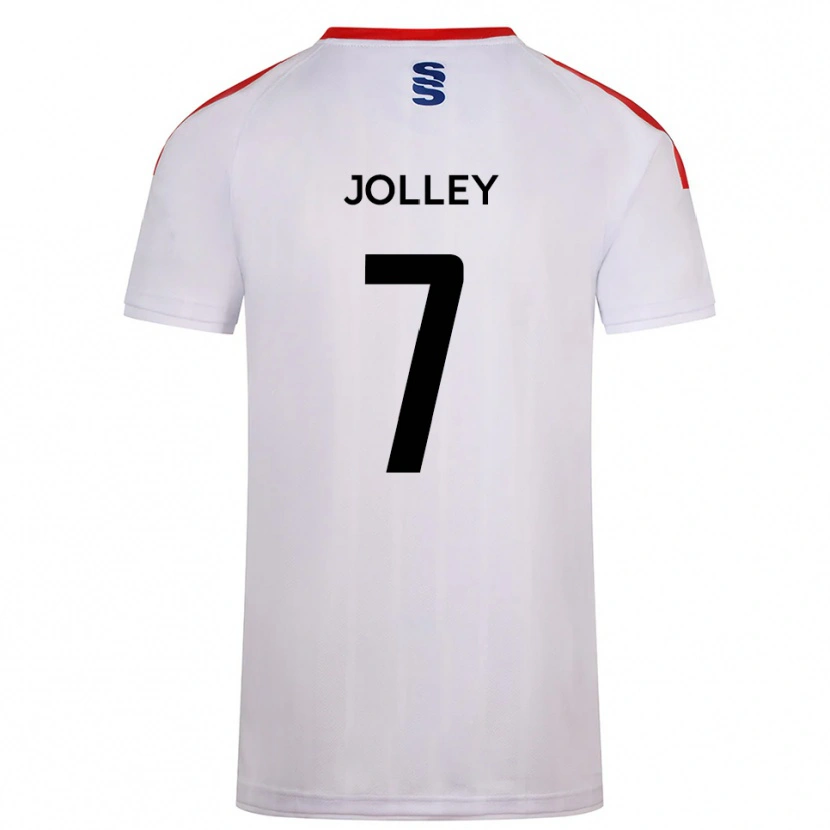 Danxen Pánské Charlie Jolley #7 Bílá Tmavě Modrá Domů Hráčské Dresy 2025/26 Dres