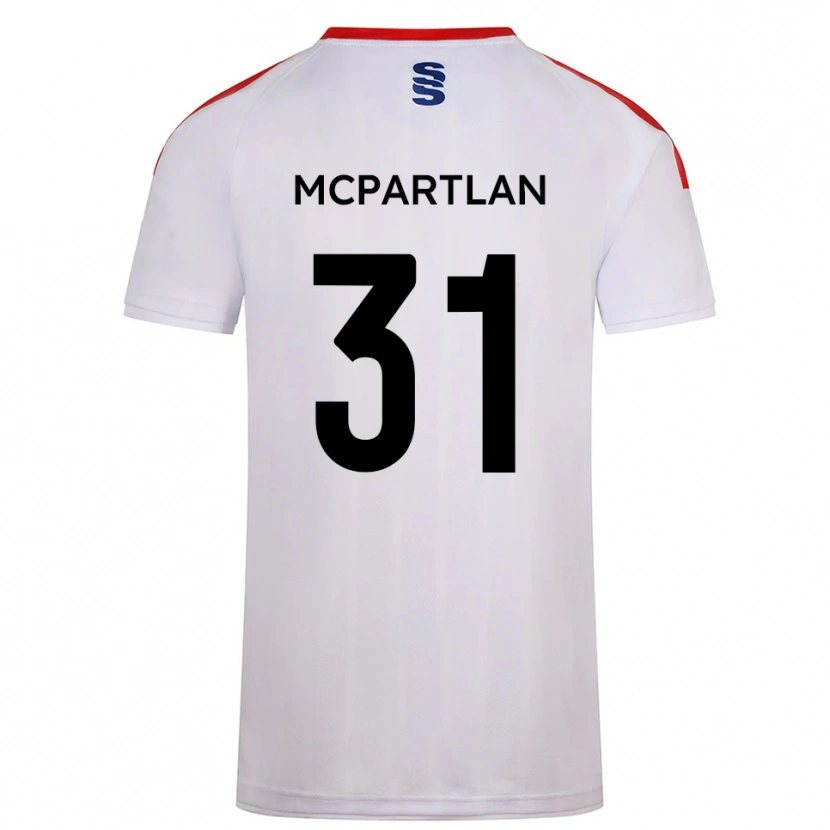 Danxen Pánské Cian Mcpartlan #31 Bílá Tmavě Modrá Domů Hráčské Dresy 2025/26 Dres
