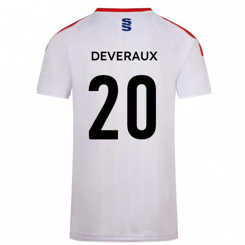 Danxen Pánské Demi Deveraux #20 Bílá Tmavě Modrá Domů Hráčské Dresy 2025/26 Dres