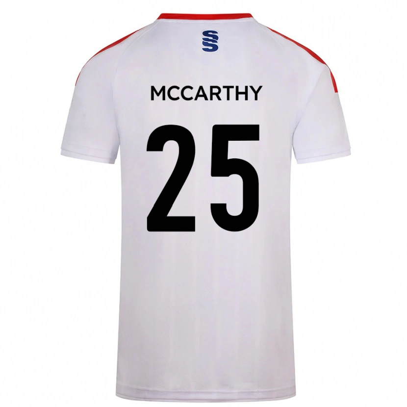 Danxen Pánské Max Mccarthy #25 Bílá Tmavě Modrá Domů Hráčské Dresy 2025/26 Dres