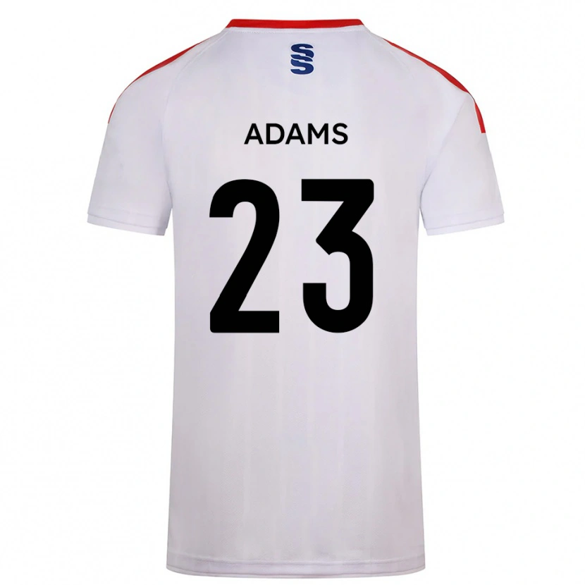 Danxen Pánské Ellie Adams #23 Bílá Tmavě Modrá Domů Hráčské Dresy 2025/26 Dres