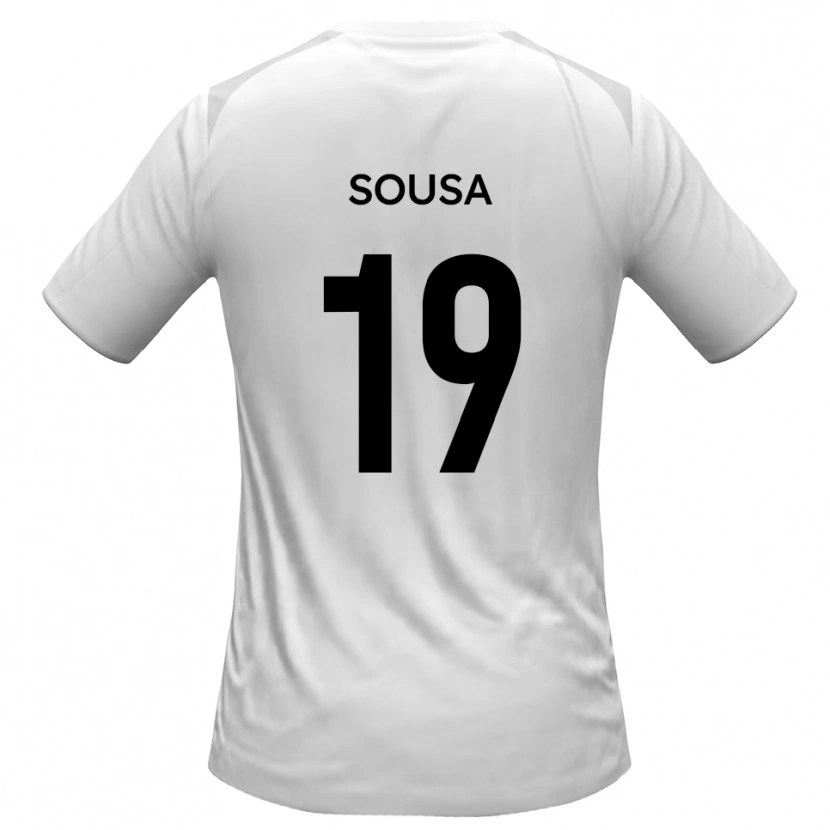 Danxen Pánské Érico Sousa #19 Bílá Šedá Domů Hráčské Dresy 2025/26 Dres