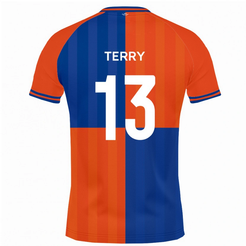 Danxen Pánské Mason Terry #13 Oranžová Královská Modř Domů Hráčské Dresy 2025/26 Dres