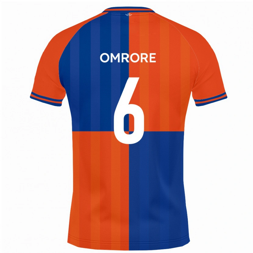 Danxen Pánské Manny Omrore #6 Oranžová Královská Modř Domů Hráčské Dresy 2025/26 Dres