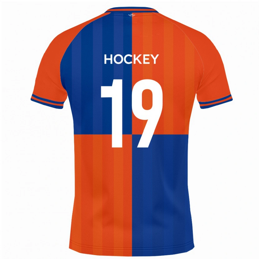 Danxen Pánské Freddie Hockey #19 Oranžová Královská Modř Domů Hráčské Dresy 2025/26 Dres