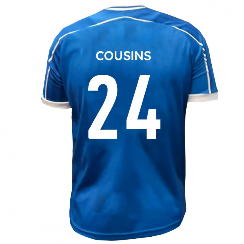 Danxen Pánské Jordan Cousins #24 Modrá Bílá Domů Hráčské Dresy 2025/26 Dres
