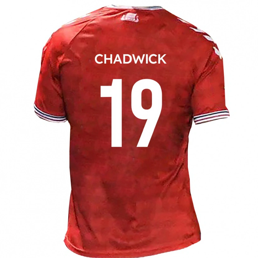 Danxen Pánské Billy Chadwick #19 Červená Bílá Domů Hráčské Dresy 2025/26 Dres