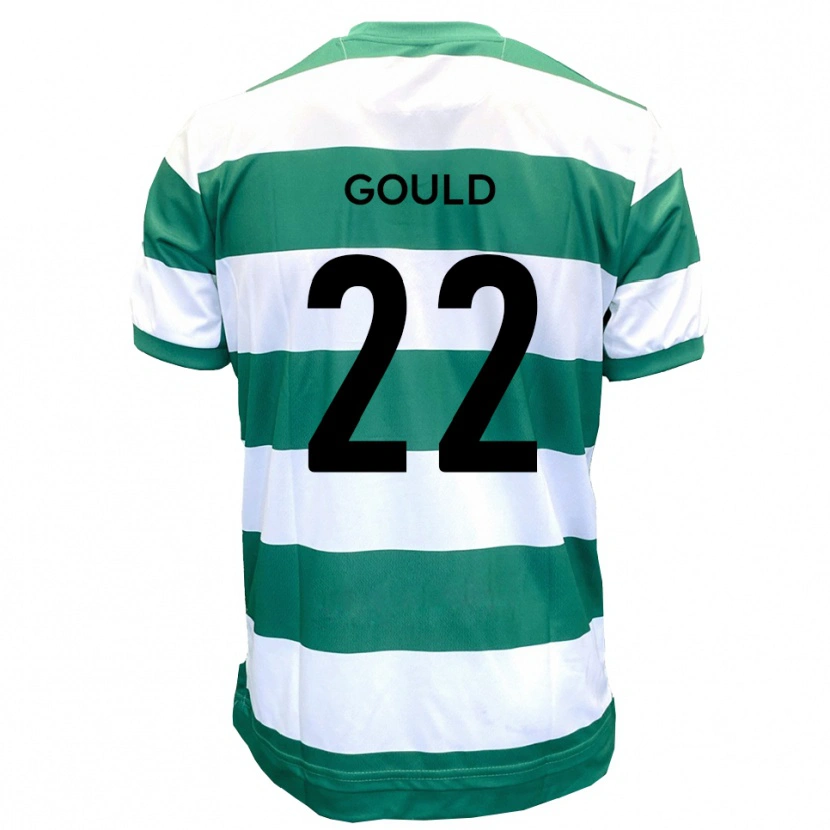 Danxen Pánské Matt Gould #22 Zelená Bílá Domů Hráčské Dresy 2025/26 Dres