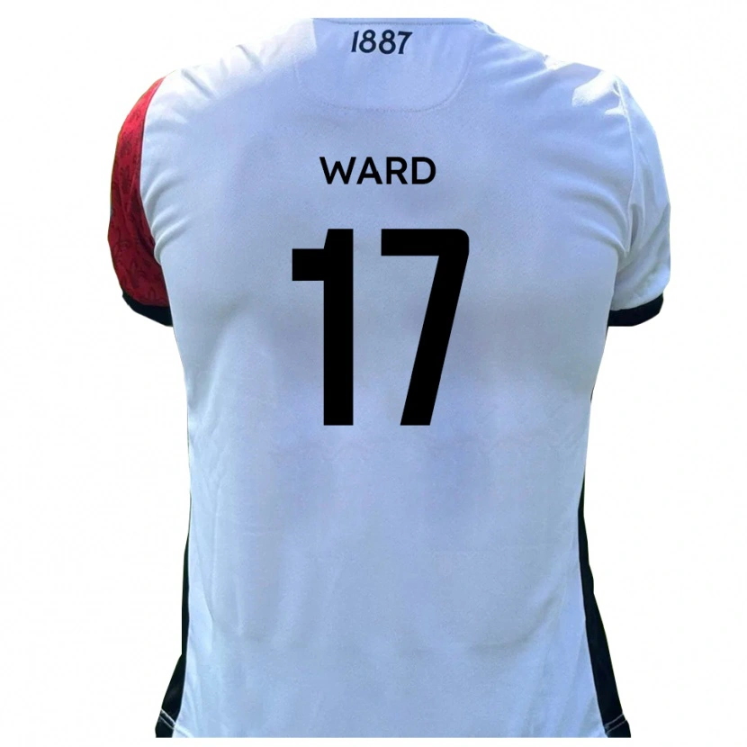 Danxen Pánské Matt Ward #17 Červená Bílá Domů Hráčské Dresy 2025/26 Dres