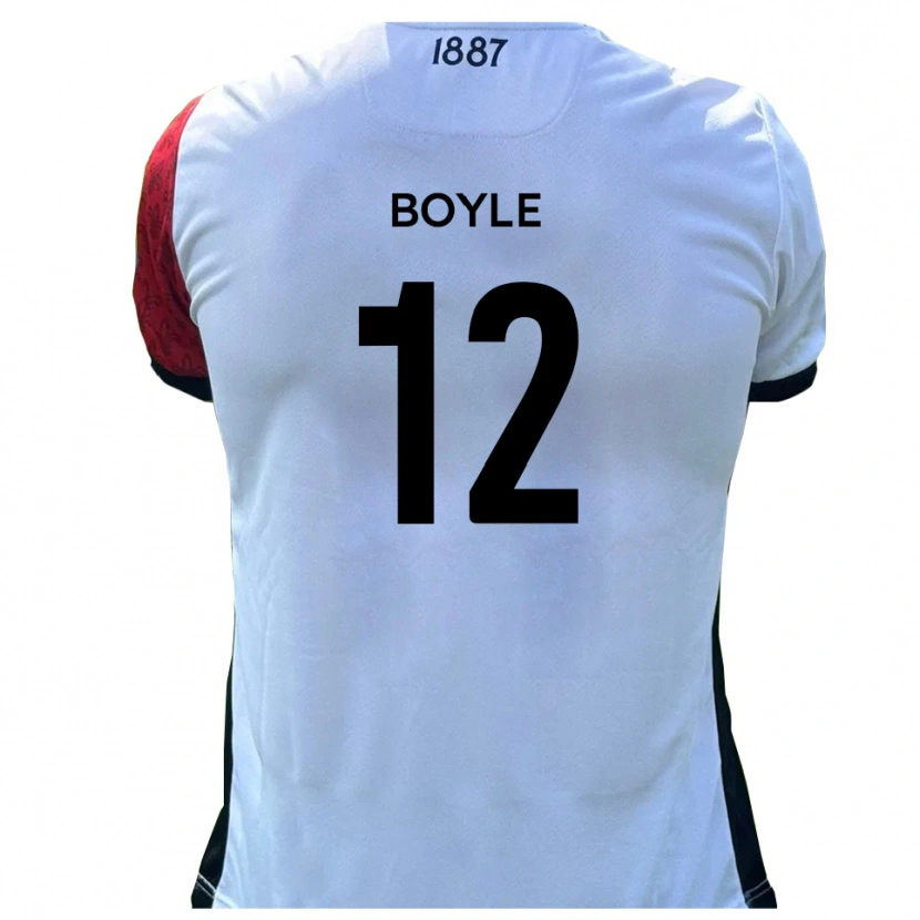 Danxen Pánské Louie Boyle #12 Červená Bílá Domů Hráčské Dresy 2025/26 Dres