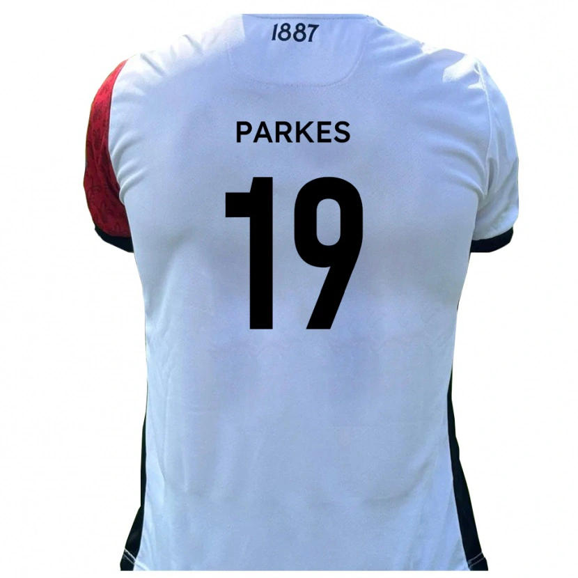 Danxen Pánské Sonny Parkes #19 Červená Bílá Domů Hráčské Dresy 2025/26 Dres