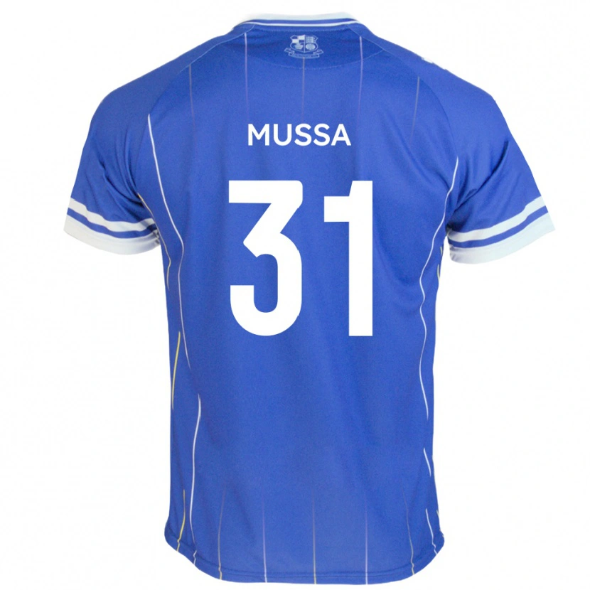Danxen Pánské Omar Mussa #31 Královská Modrá Domů Hráčské Dresy 2025/26 Dres