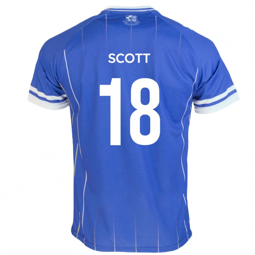 Danxen Pánské Christian Scott #18 Královská Modrá Domů Hráčské Dresy 2025/26 Dres