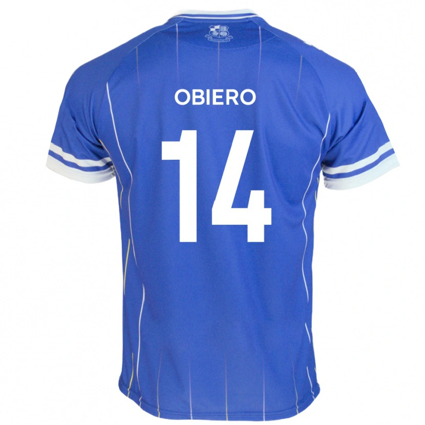 Danxen Pánské Micah Obiero #14 Královská Modrá Domů Hráčské Dresy 2025/26 Dres
