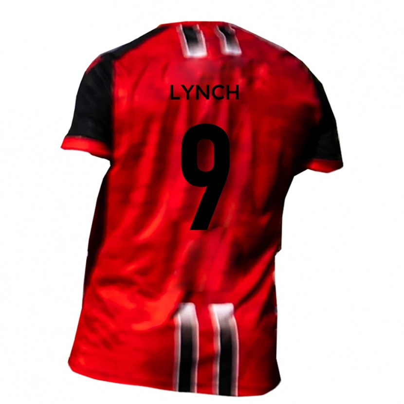 Danxen Pánské Oliver Lynch #9 Červená Černá Domů Hráčské Dresy 2025/26 Dres