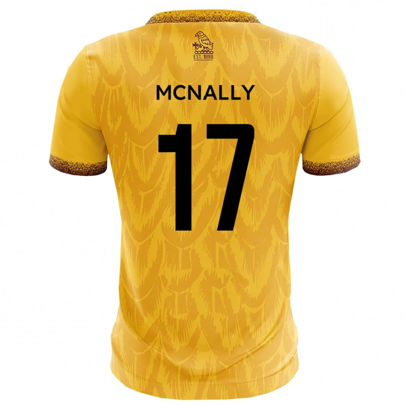 Danxen Pánské Jordan Mcnally #17 Žlutá Hnědá Domů Hráčské Dresy 2025/26 Dres