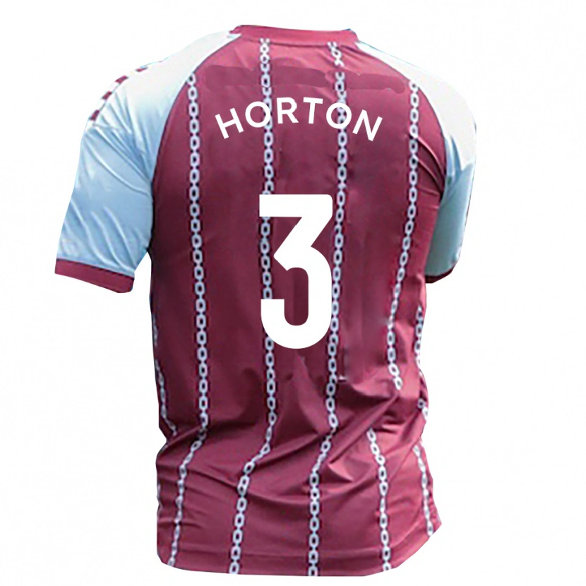 Danxen Pánské Branden Horton #3 Světle Modrá Rezavá Červená Domů Hráčské Dresy 2025/26 Dres