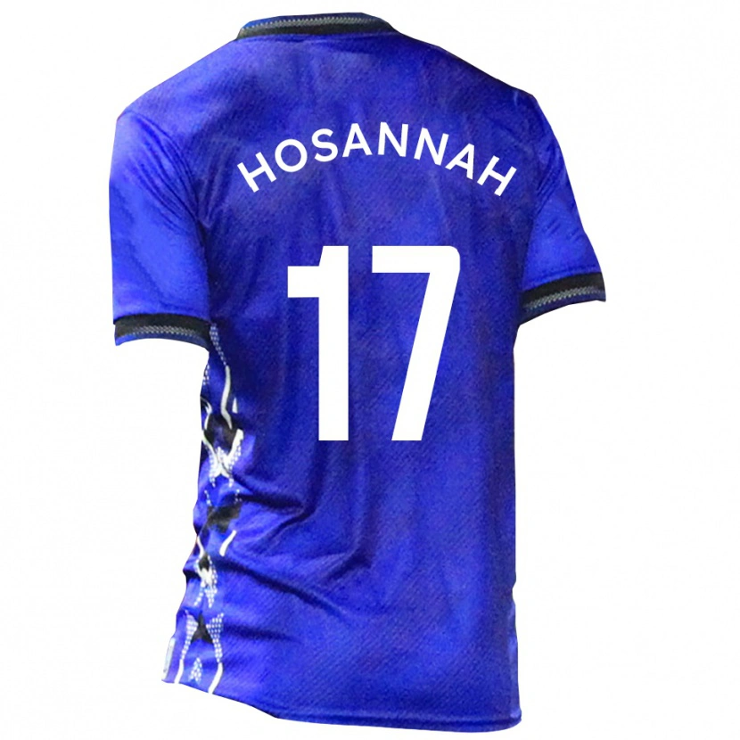 Danxen Pánské Bryce Hosannah #17 Modrá Bílá Domů Hráčské Dresy 2025/26 Dres