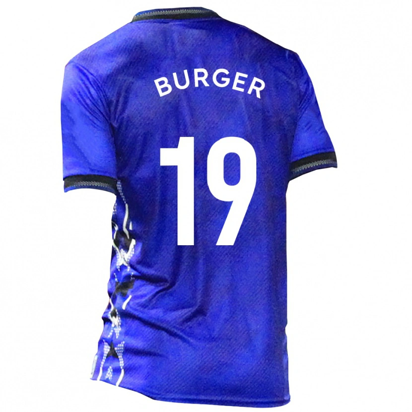Danxen Pánské Jake Burger #19 Modrá Bílá Domů Hráčské Dresy 2025/26 Dres
