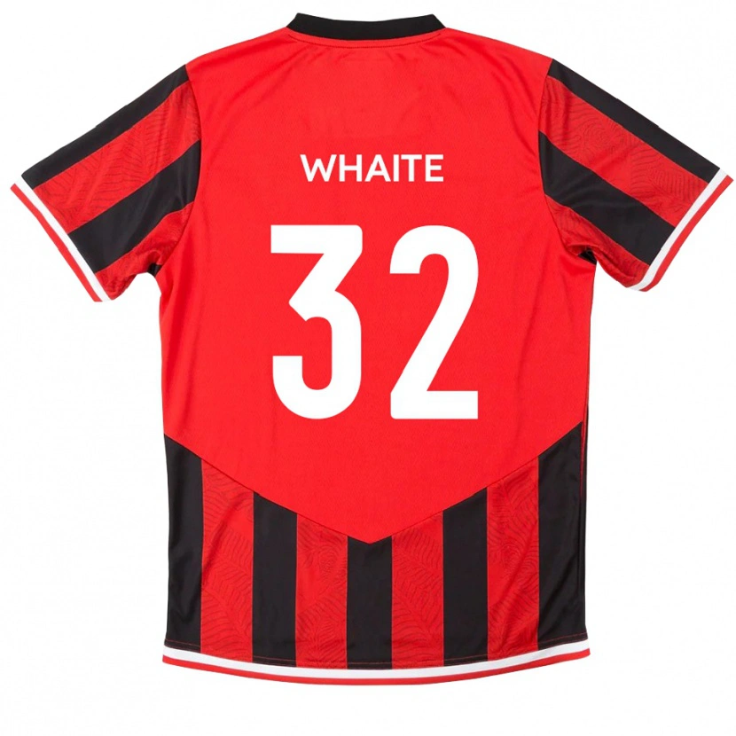 Danxen Pánské Billy Whaite #32 Červená Černá Domů Hráčské Dresy 2025/26 Dres