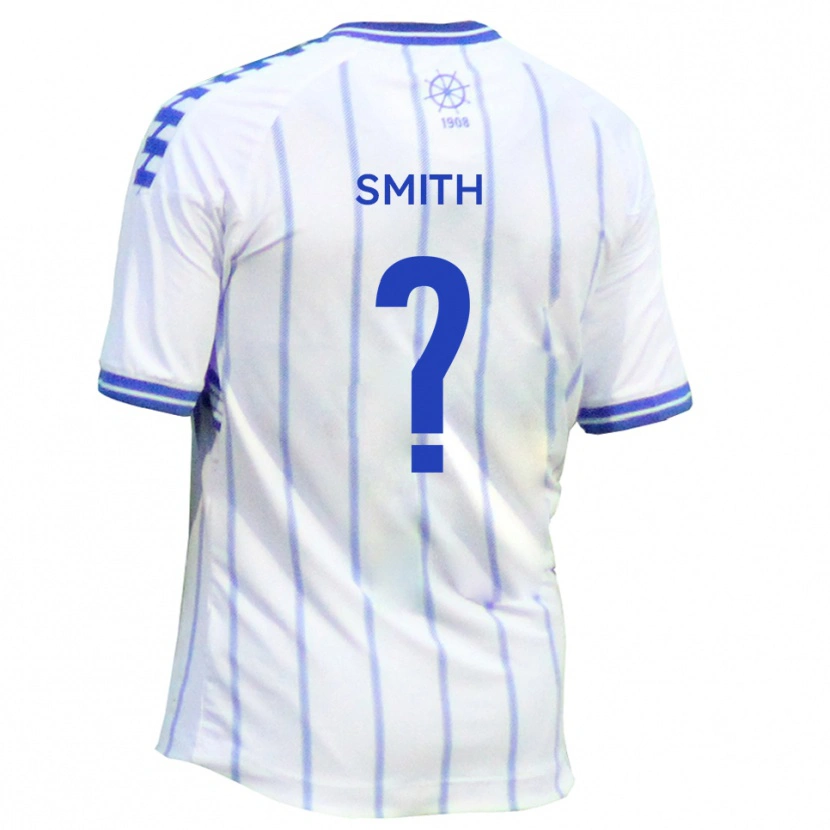 Danxen Pánské Alisha Smith #0 Bílá Modrá Domů Hráčské Dresy 2025/26 Dres