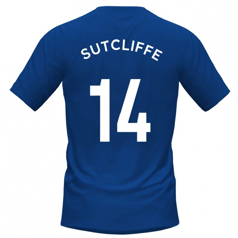 Danxen Pánské Harvey Sutcliffe #14 Modrá Bílá Domů Hráčské Dresy 2025/26 Dres