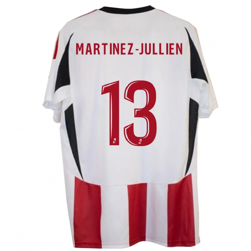 Danxen Pánské Owen Martinez-Jullien #13 Červená Modrá Domů Hráčské Dresy 2025/26 Dres