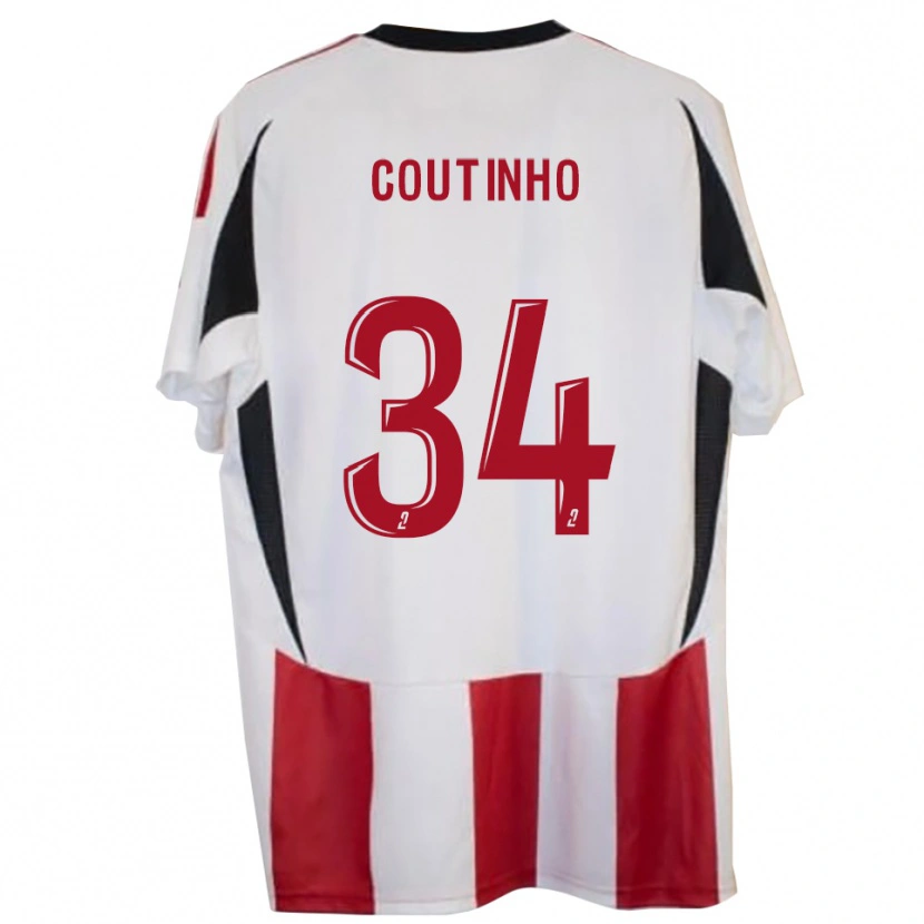 Danxen Pánské Ricardo Coutinho #34 Červená Modrá Domů Hráčské Dresy 2025/26 Dres