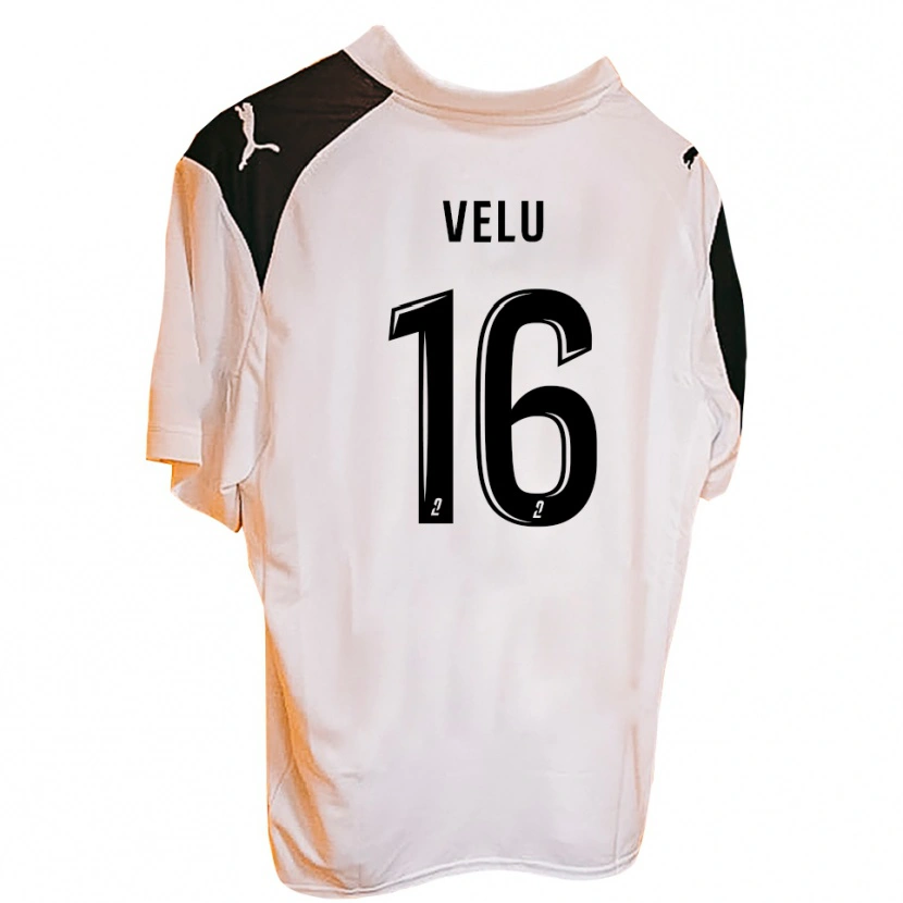 Danxen Pánské Lukas Velu #16 Černá Bílá Domů Hráčské Dresy 2025/26 Dres