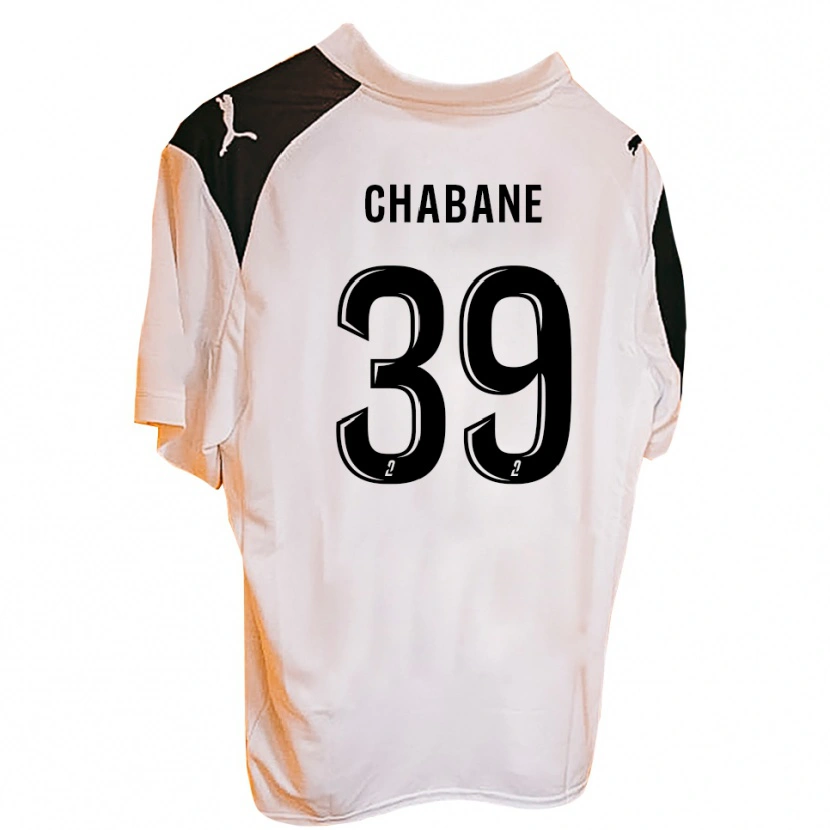 Danxen Pánské Amine Chabane #39 Černá Bílá Domů Hráčské Dresy 2025/26 Dres
