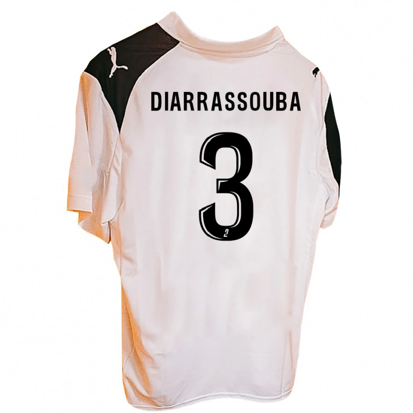 Danxen Pánské Corneille Diarrassouba #3 Černá Bílá Domů Hráčské Dresy 2025/26 Dres