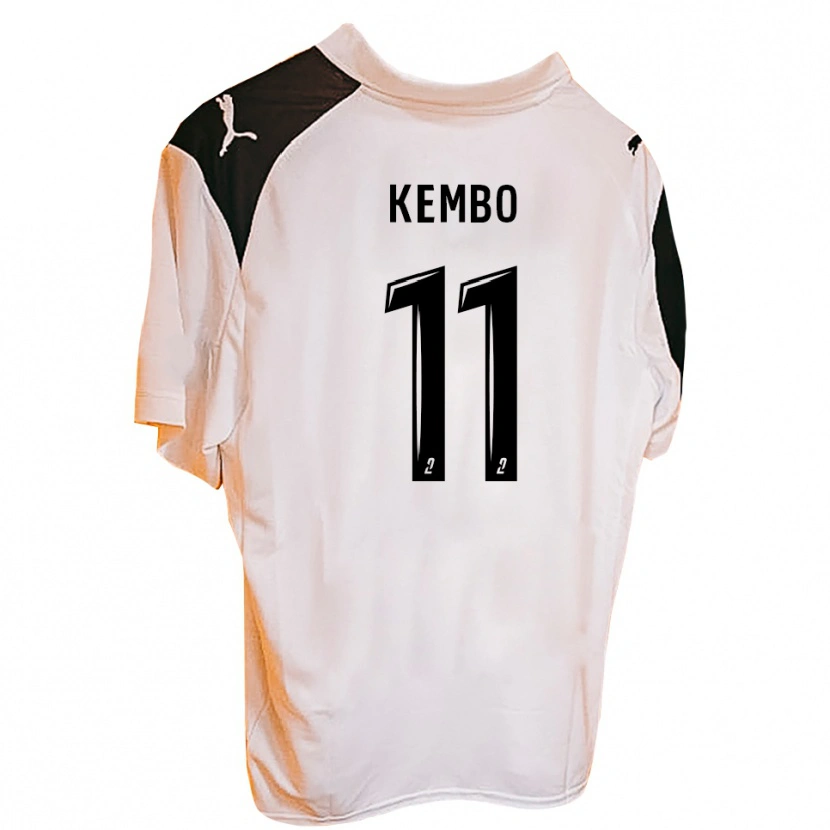 Danxen Pánské Driss Kembo #11 Černá Bílá Domů Hráčské Dresy 2025/26 Dres