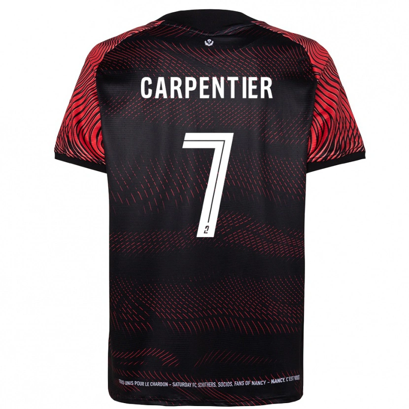 Danxen Pánské Quentin Carpentier #7 Bílá Červená Domů Hráčské Dresy 2025/26 Dres