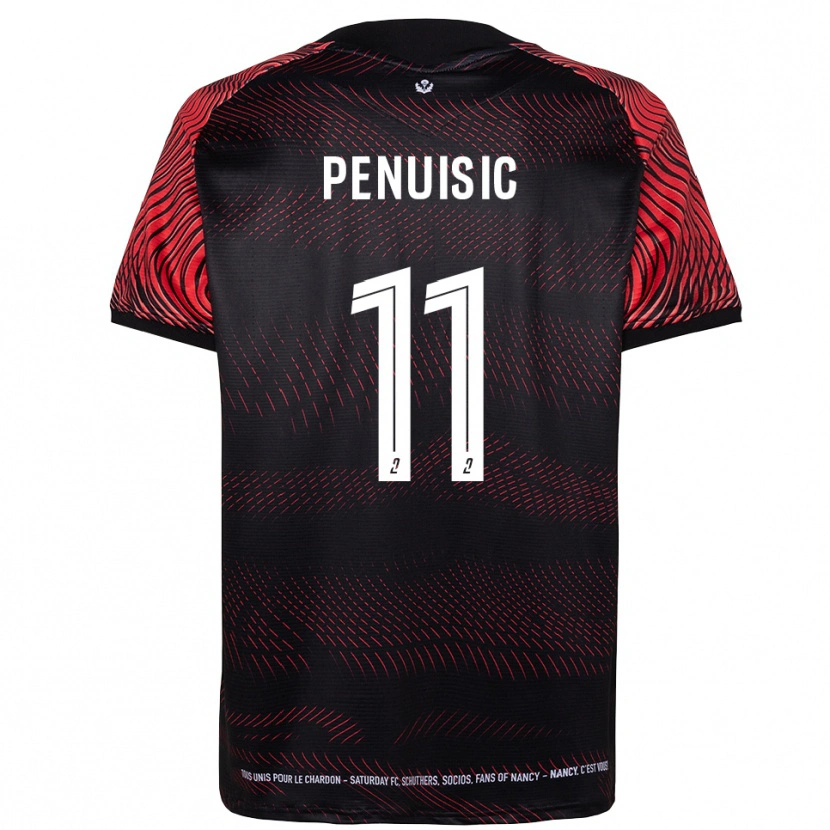 Danxen Pánské Alvin Pénuisic #11 Bílá Červená Domů Hráčské Dresy 2025/26 Dres